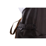 Chef Works Urban Boulder Bib Apron Black/Brown