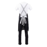 Southside Denim Cross-Back Bib Apron Black