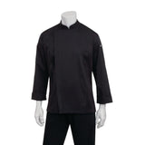 Chef Works Unisex Hartford Lightweight Chef Jacket Black XS