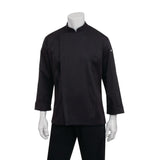 Chef Works Unisex Hartford Lightweight Chef Jacket Black S