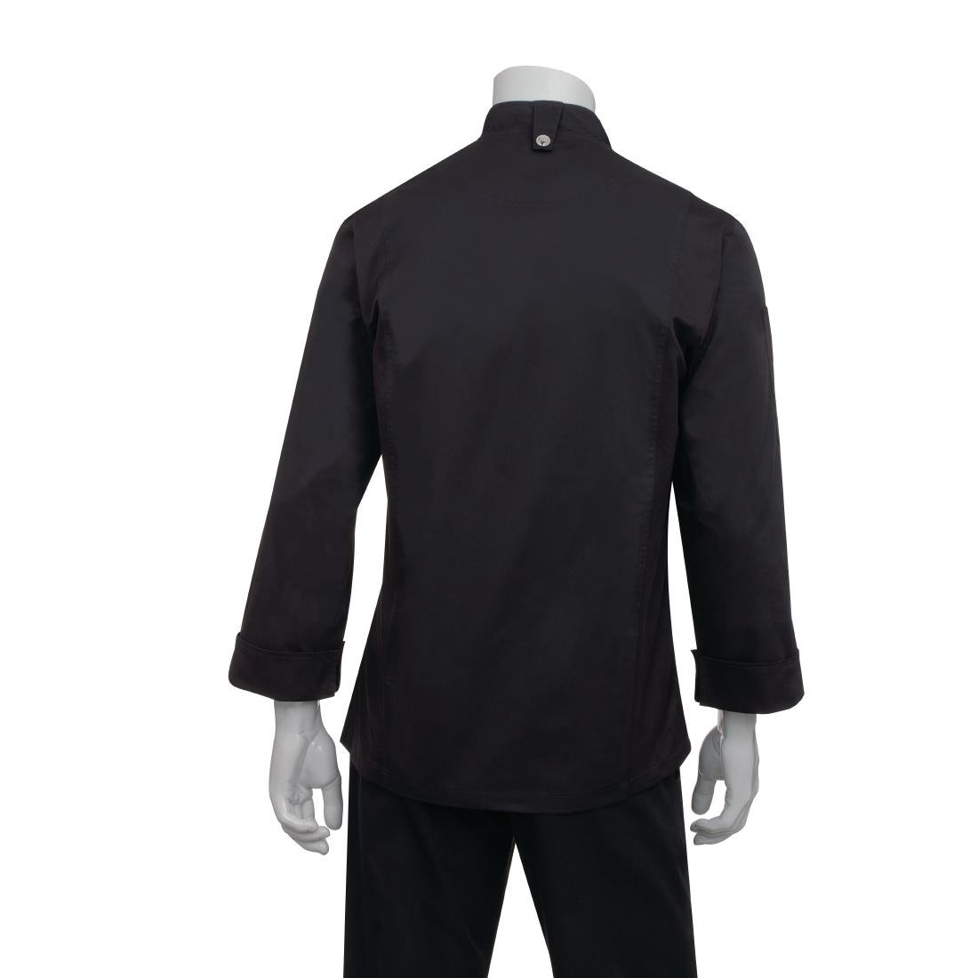 Chef Works Unisex Hartford Lightweight Chef Jacket Black XXL