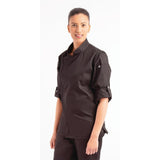 Chef Works Unisex Hartford Lightweight Chef Jacket Black M