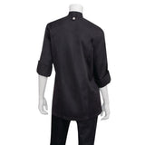 Chef Works Hartford Lightweight Zip Womens Chef Jacket Black XS