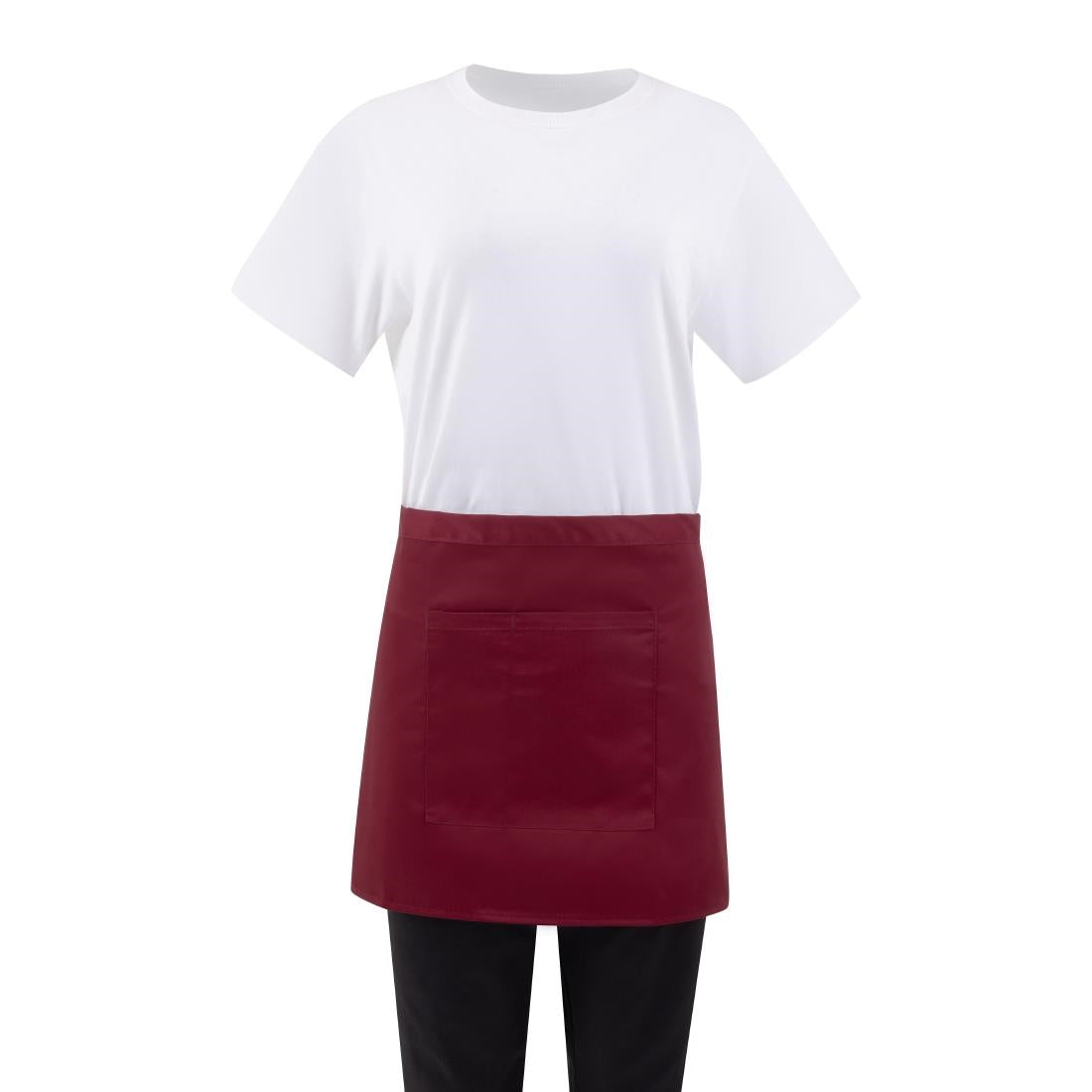 Whites Waist Apron Burgundy