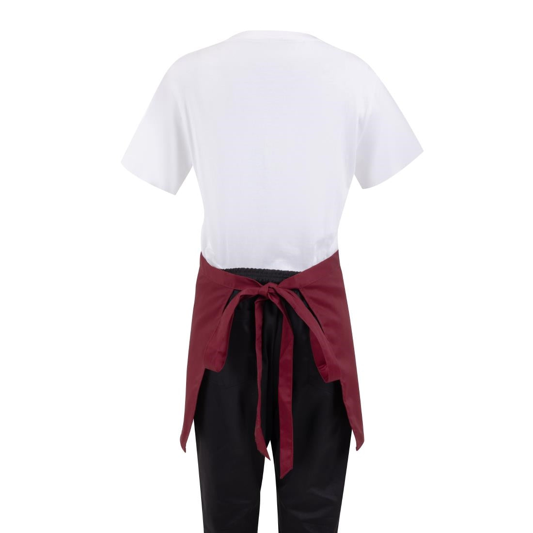 Whites Waist Apron Burgundy