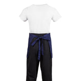 Whites Short Bistro Apron Navy Blue