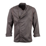 Chef Works Hartford Lightweight L/S Zipper Coat Graphite Size S