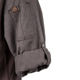 Chef Works Hartford Lightweight L/S Zipper Coat Graphite Size S