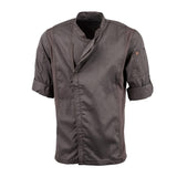 Chef Works Hartford Lightweight L/S Zipper Coat Graphite Size XL