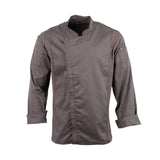 Chef Works Hartford Lightweight L/S Zipper Coat Graphite Size S