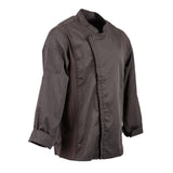 Chef Works Hartford Lightweight L/S Zipper Coat Graphite Size XS