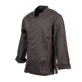 Chef Works Hartford Lightweight L/S Zipper Coat Graphite Size S