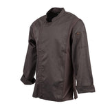 Chef Works Hartford Lightweight L/S Zipper Coat Graphite Size XL