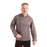 Unisex Chef Works Hartford Unisex Chef Jacket Graphite 4XL