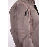Chef Works Hartford Lightweight L/S Zipper Coat Graphite Size S