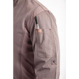 Chef Works Hartford Lightweight L/S Zipper Coat Graphite Size XS