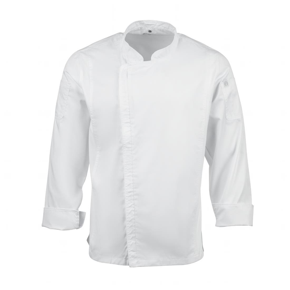 Chef Works Unisex Hartford Lightweight Chef Jacket White S