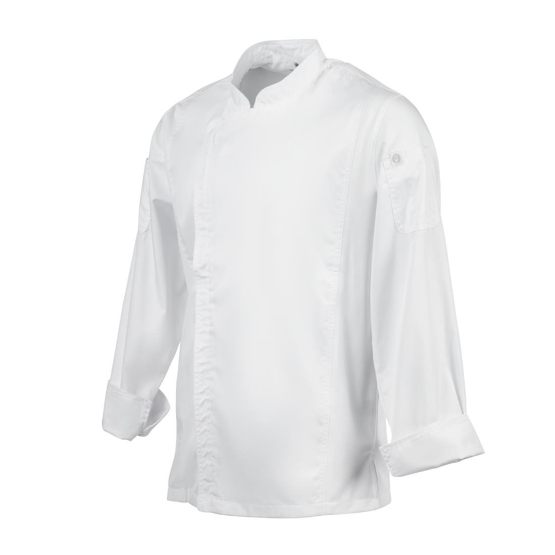 Chef Works Unisex Hartford Lightweight Chef Jacket White XS