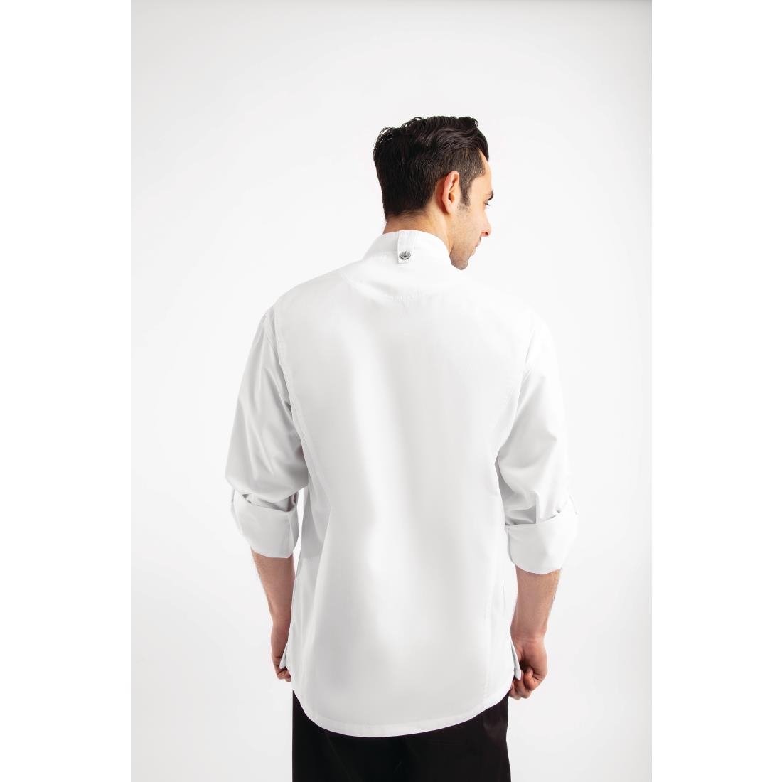 Chef Works Unisex Hartford Lightweight Chef Jacket White XS