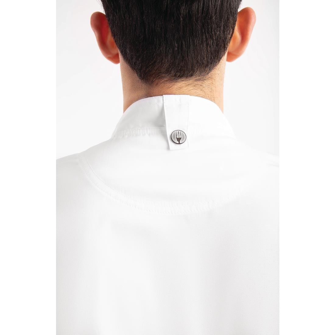 Chef Works Unisex Hartford Lightweight Chef Jacket White M