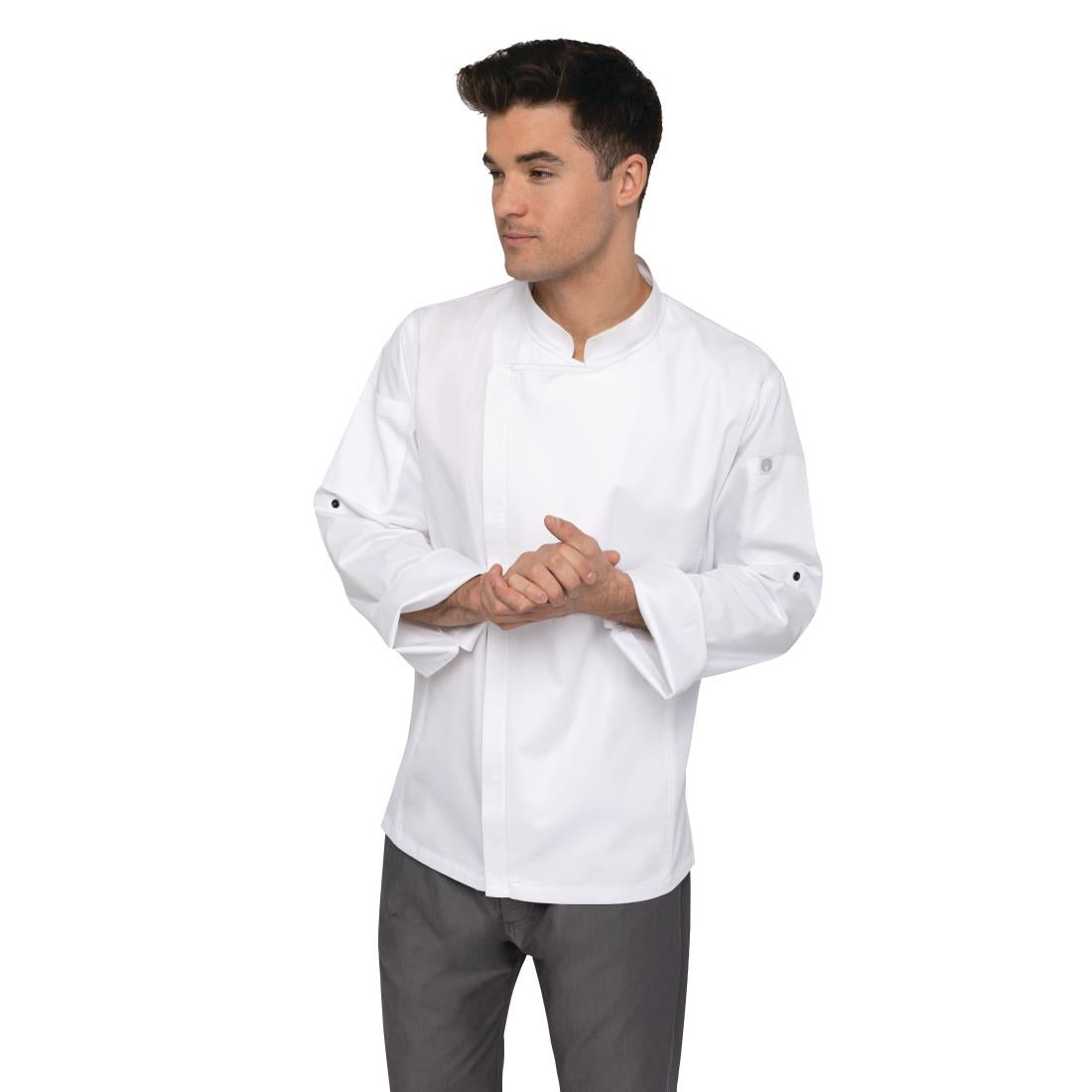 Chef Works Unisex Hartford Lightweight Chef Jacket White S