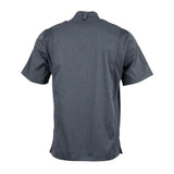 Chef Works Unisex Springfield Lightweight Short Sleeve Zipper Coat Ink Blue Size S