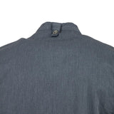 Chef Works Unisex Springfield Lightweight Short Sleeve Zipper Coat Ink Blue Size XS