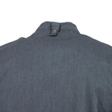 Chef Works Unisex Springfield Lightweight Short Sleeve Zipper Coat Ink Blue Size S
