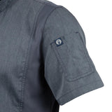 Chef Works Unisex Springfield Lightweight Short Sleeve Zipper Coat Ink Blue Size XS
