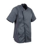 Chef Works Unisex Springfield Lightweight Short Sleeve Zipper Coat Ink Blue Size XS