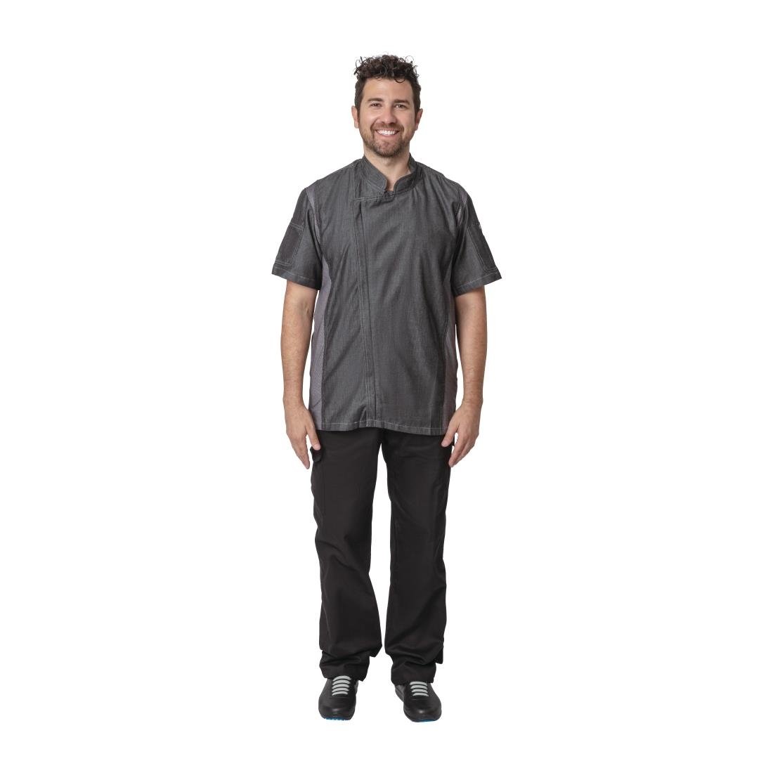 Chef Works Urban Delancey Chef Jacket Denim M