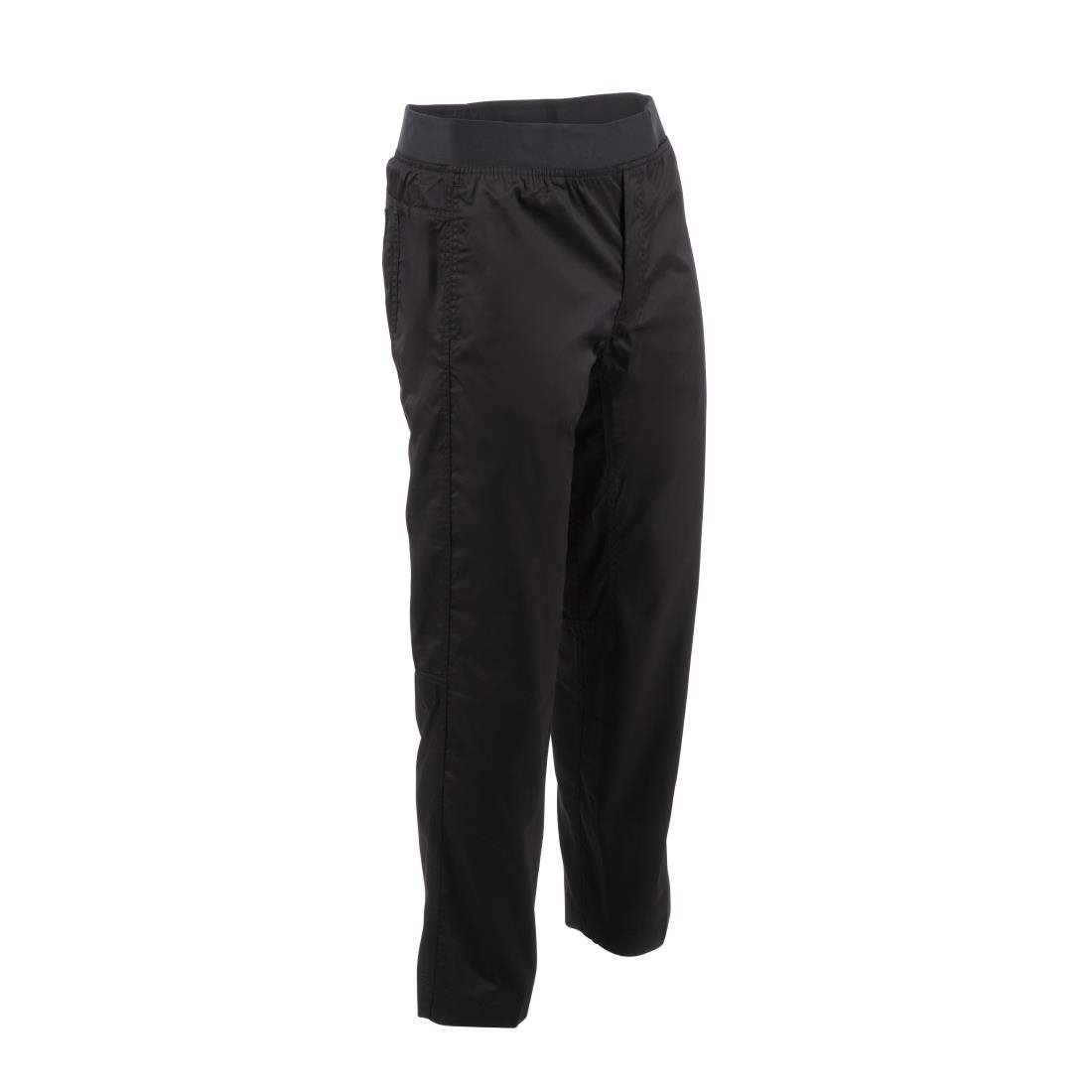 Chef Works Men's Lightweight Slim Trouser Black Size XS