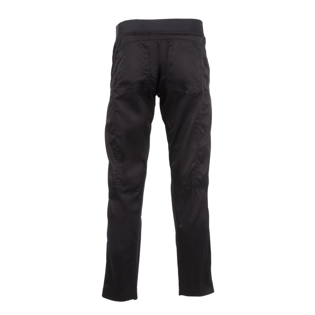 Chef Works Men's Lightweight Slim Trouser Black Size 3XL