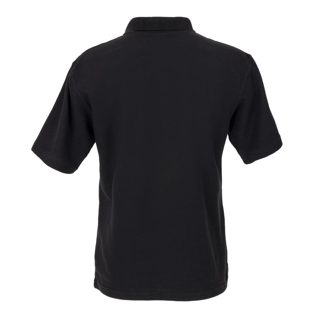 Ladies Polo Shirt Black 2XL