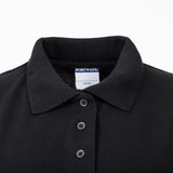 Ladies Polo Shirt Black XL