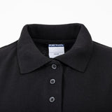 Ladies Polo Shirt Black 2XL