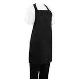Nisbets Essentials Bib Aprons Black (2 Pack)