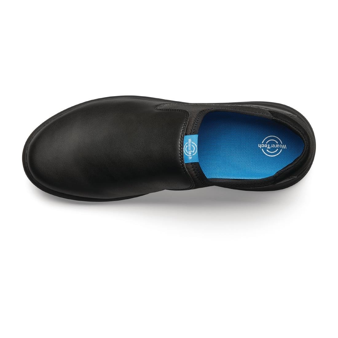 WearerTech Vitalise Slip on Shoe Black/Black with Modular Insole Size 39