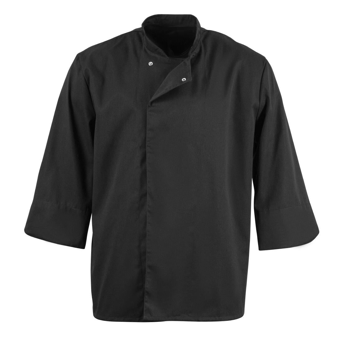 Whites Unisex Atlanta Chef Jacket Black Teflon Size M
