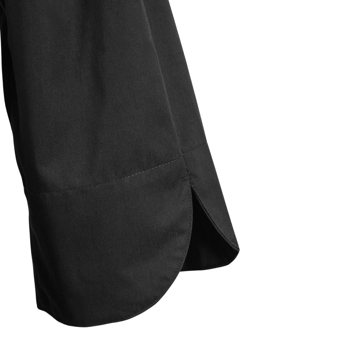 Whites Unisex Atlanta Chef Jacket Black Teflon Size M