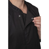 Whites Unisex Atlanta Chef Jacket Black Teflon Size M