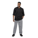 Whites Unisex Atlanta Chef Jacket Black Teflon Size M