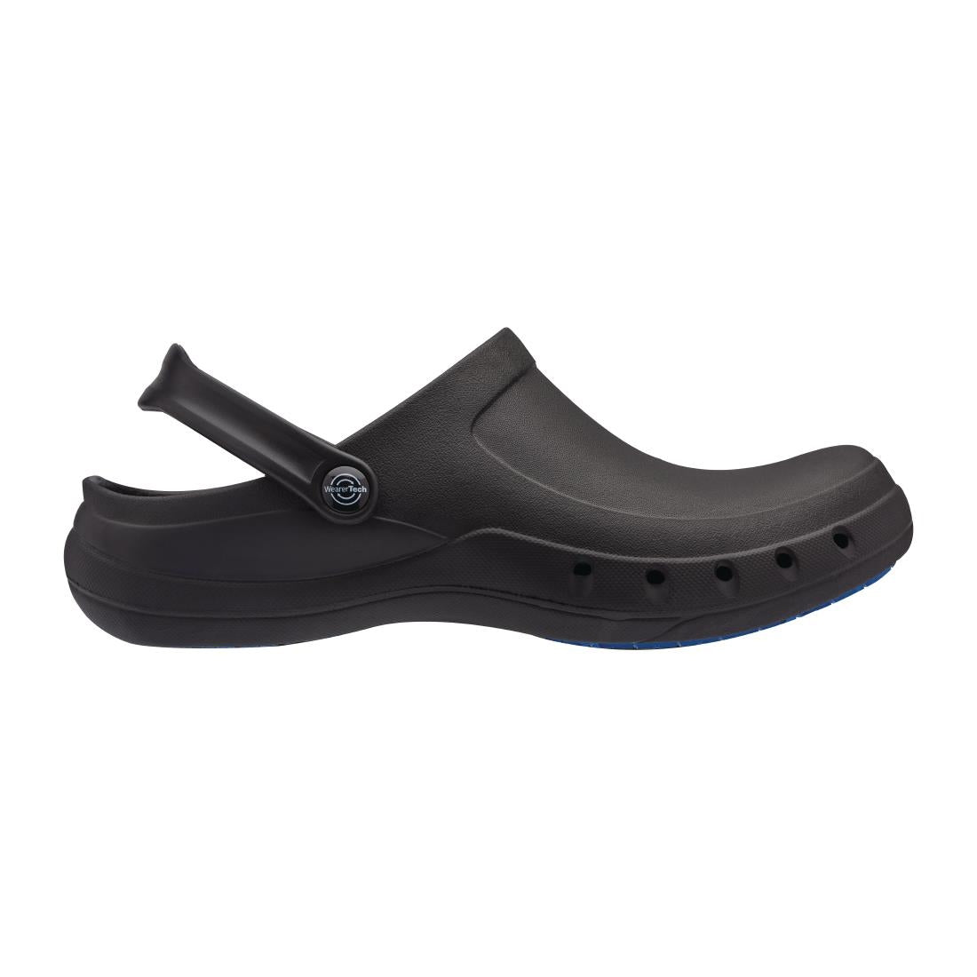 WearerTech Revive Chef Clogs Black Size 12