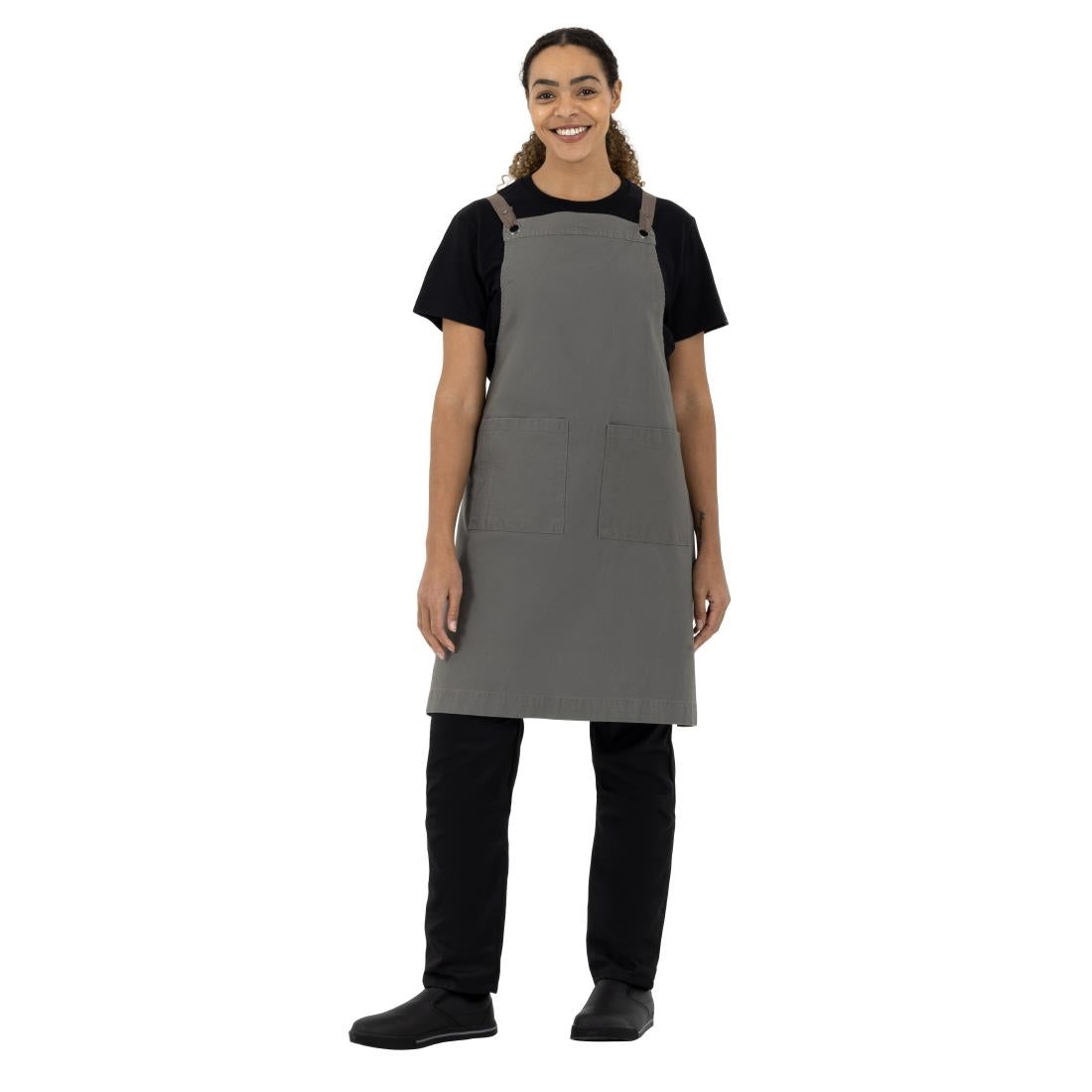Southside Cotton Canvas Bib Apron Khaki