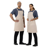 Southside Cotton Canvas Bib Apron Stone
