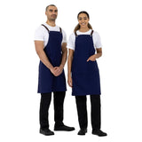Southside Cotton Canvas Bib Apron Navy