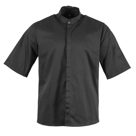 Southside Band Collar Chef Jacket Black XL