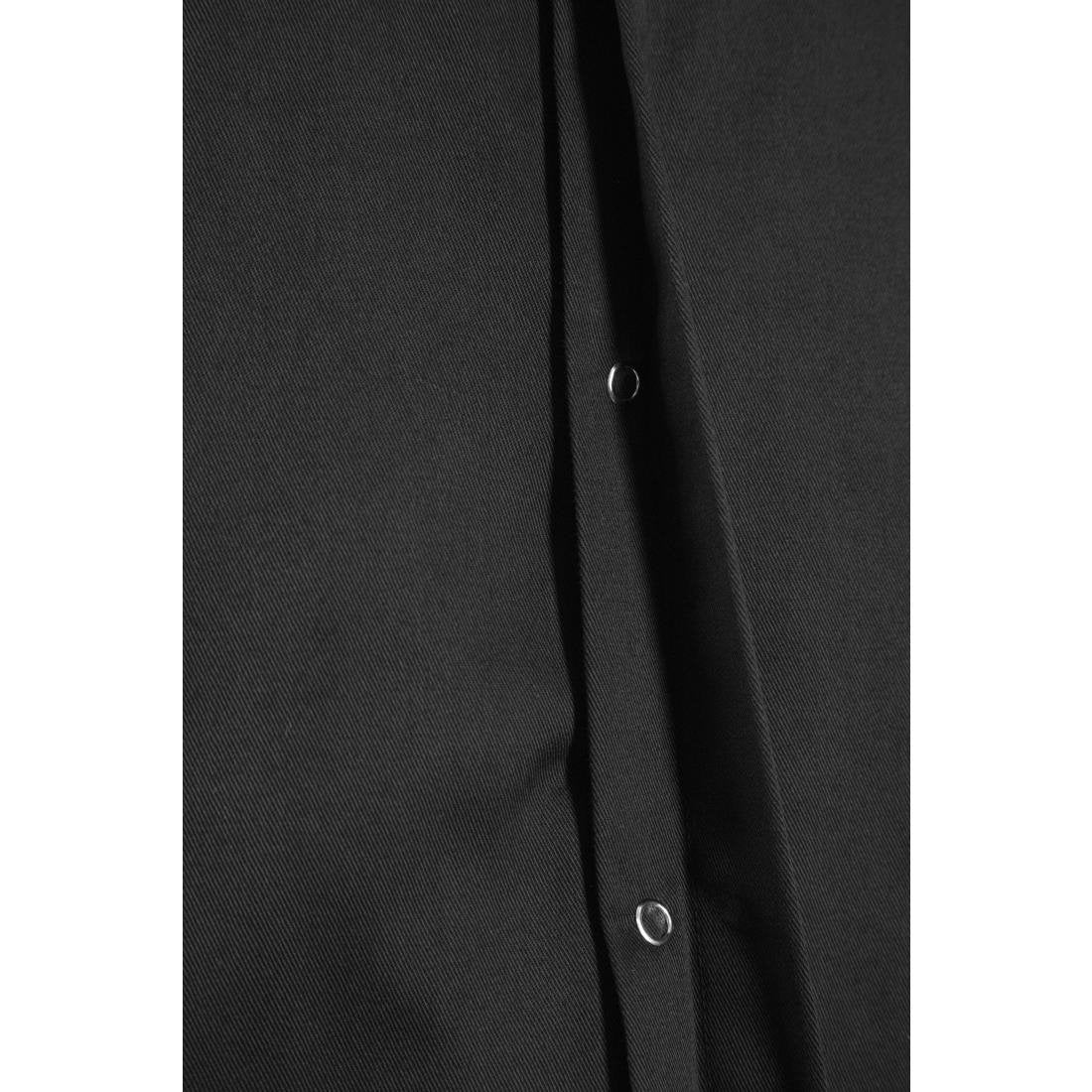 Southside Band Collar Chef Jacket Black L