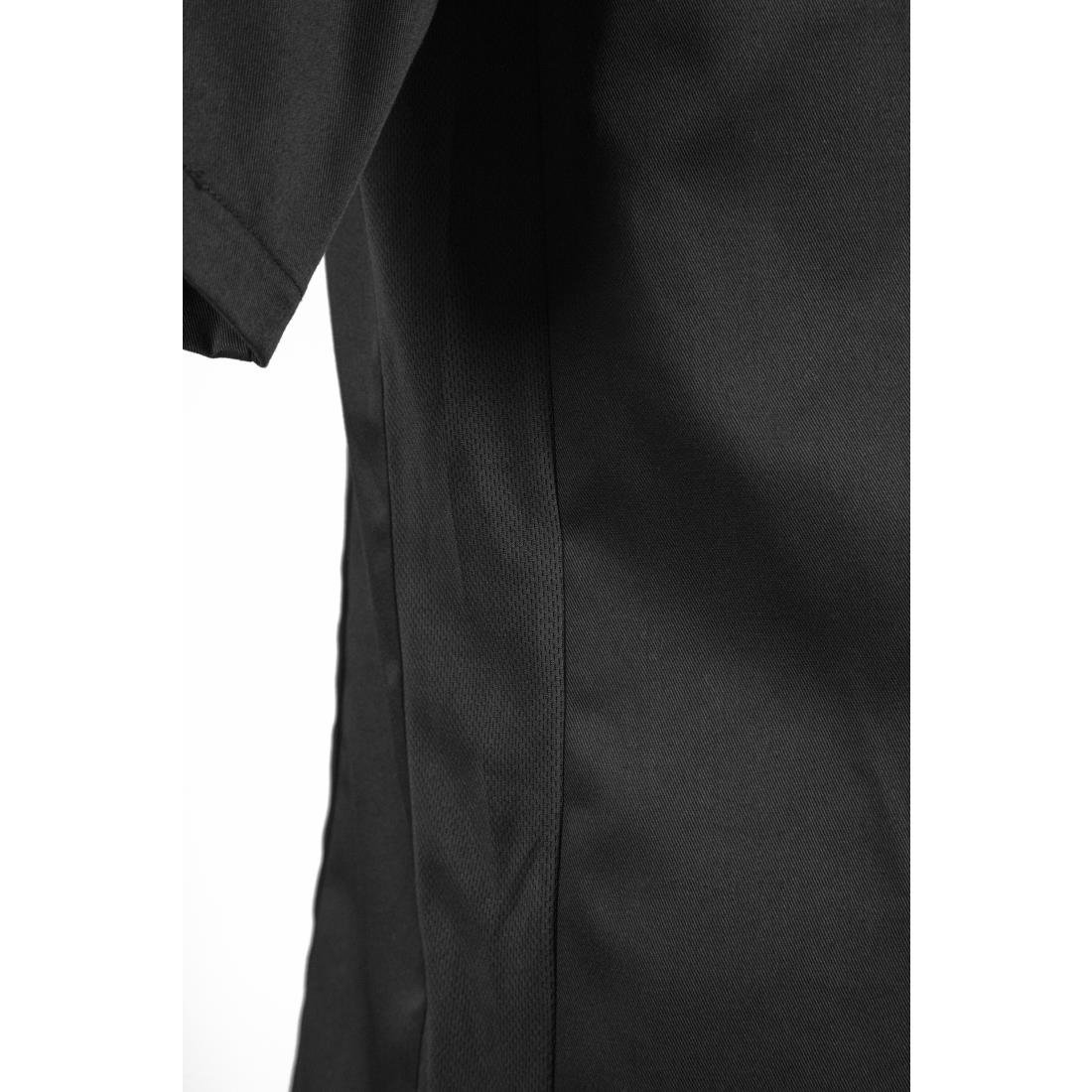 Southside Band Collar Chef Jacket Black XL