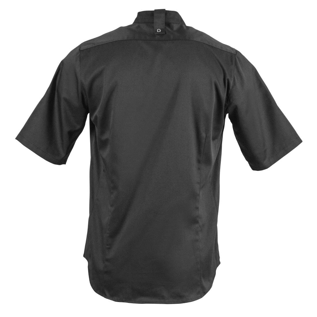Southside Band Collar Chef Jacket Black L